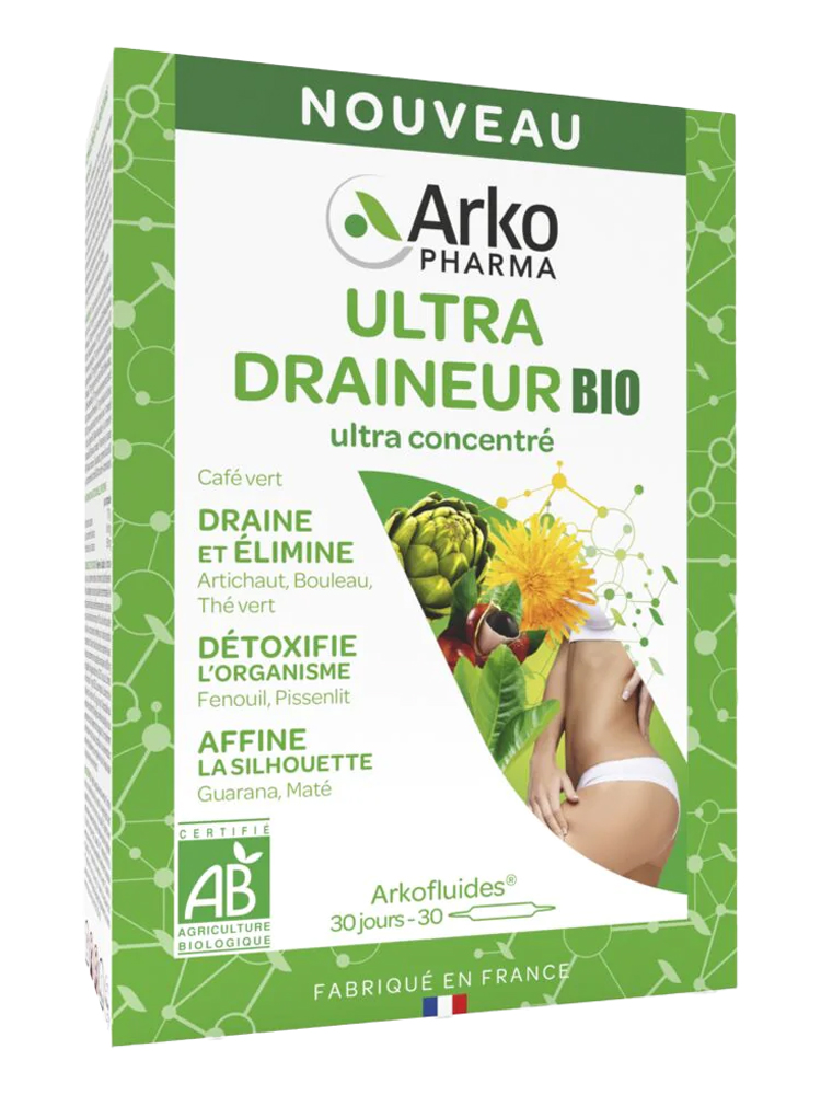 Arkopharma Arkofluides Ultra Draineur 30 Ampoules Bio